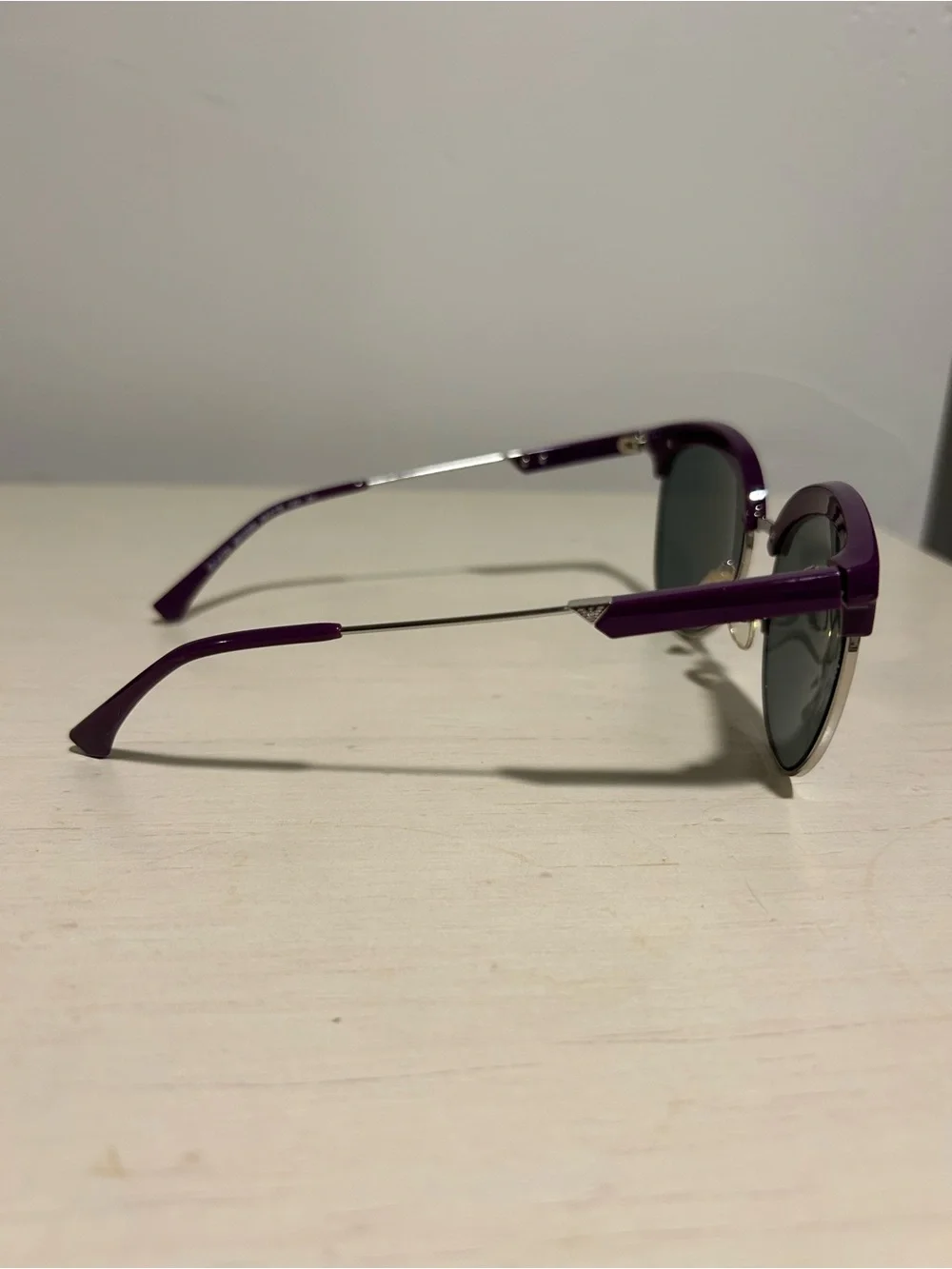 Emporio ARMANI Womens Sunglasses EA4102 5610/55 54mm Purple Silver 8 T85